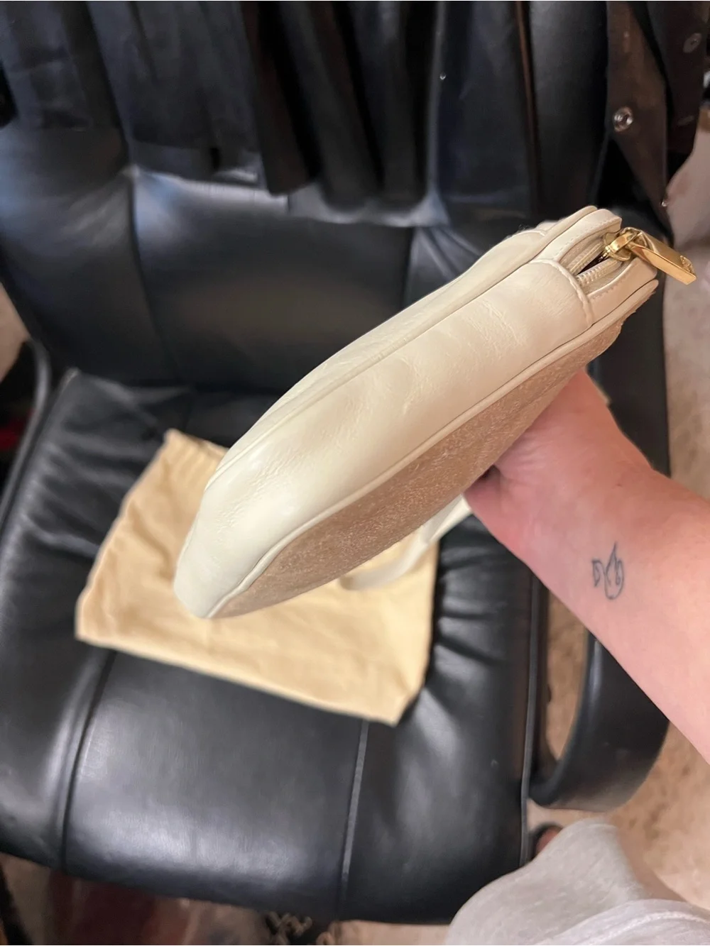 Loewe rectangular zip neutral